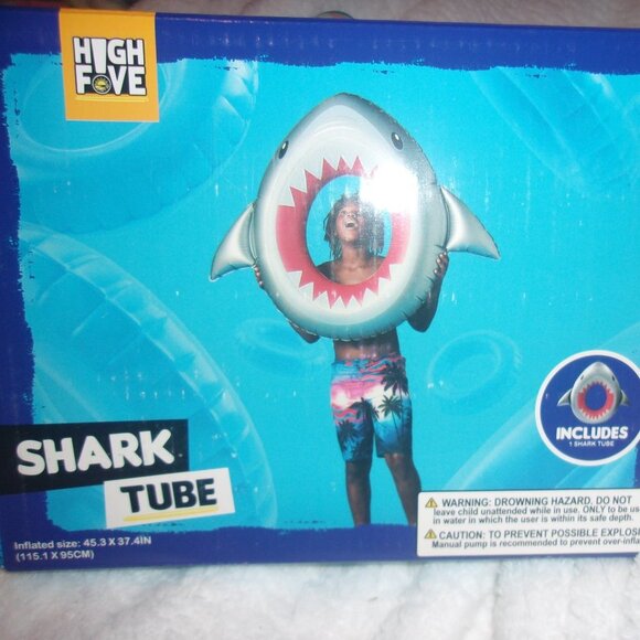 High Five Shark Tube Pool inner tube New in box - Picture 1 of 3